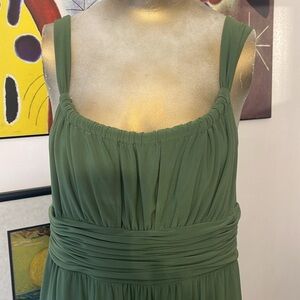 Jones Wear Green Sleeveless Stretch Dress 10
